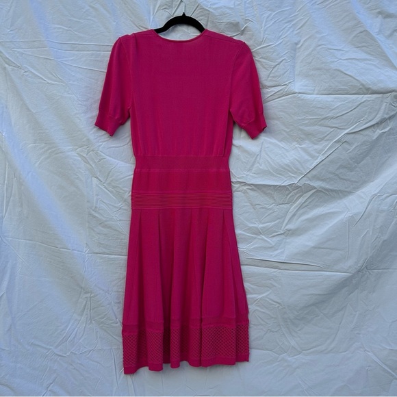 NWT Pinko Fuchsia Pink Fit and Flare Ponza Dress Size Large - Picture 4 of 8